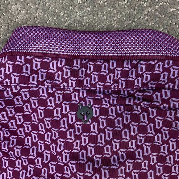 Greyson Polo Shirt Men's Large Wolf Tails Meadowsweet Golf Performance - Picture 6 of 11